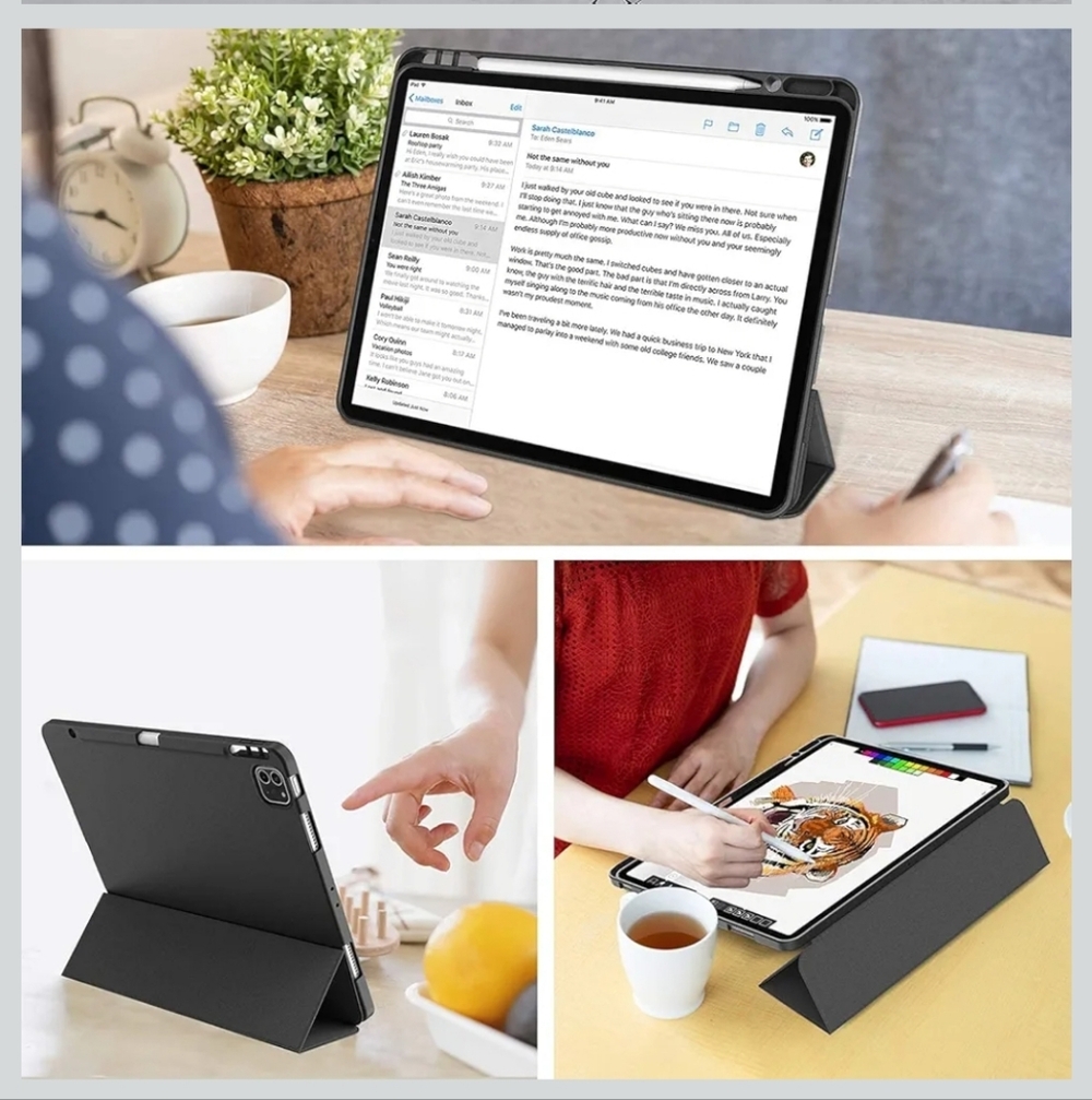 iPad Pro 12.9 Black Case (5th/6th Gen) - Picture 2 of 9